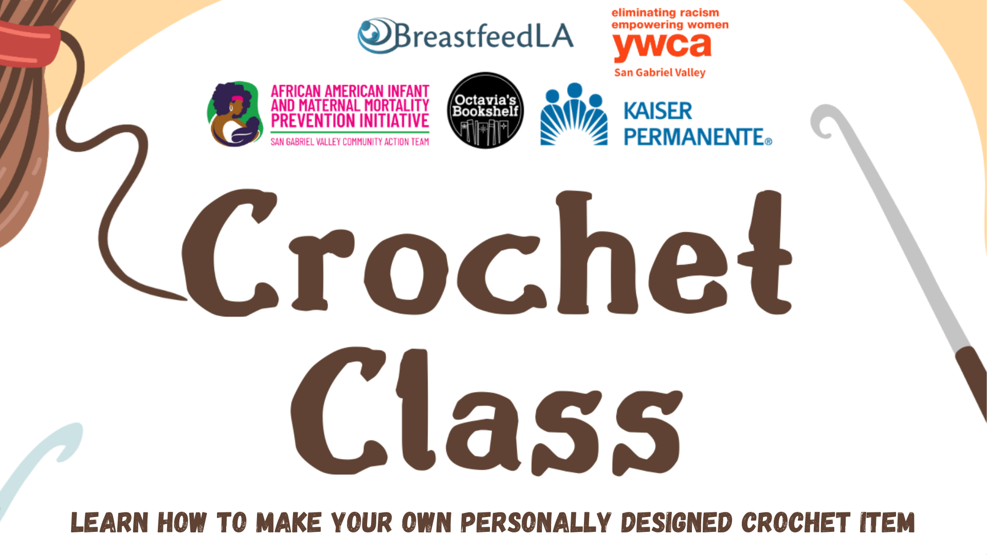 Crochet Class Flyer
